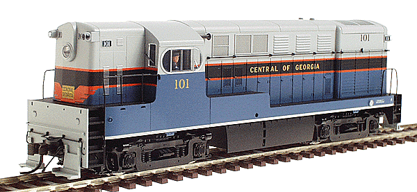 Atlas - Diesel F-M H15-44 Powered - Central of Georgia #101 (blue