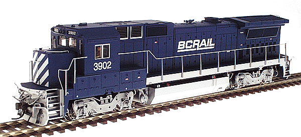 Atlas - Diesel GE Dash 8-40B Powered - BC Rail #3902 (blue, white