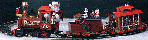 Train Enthusiast Vendors - Electric Trainset w/Track, Lights