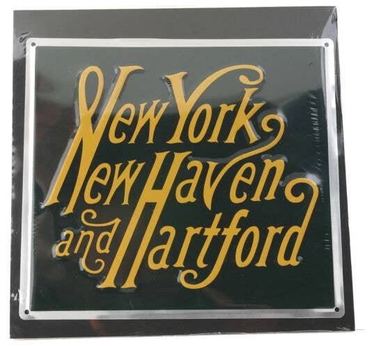 Microscale Embossed DieCut Metal Sign New Haven 46010007