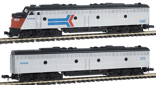 AMTRAK EMD E8/9 Nゲージ Life-Like - EMD E8/9 A-B Set - Standard DC - PROTO N(TM) - Amtrak