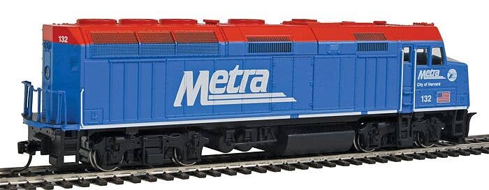 Walthers - EMD F40PH - Standard DC - Metra #132 (City of Harvard