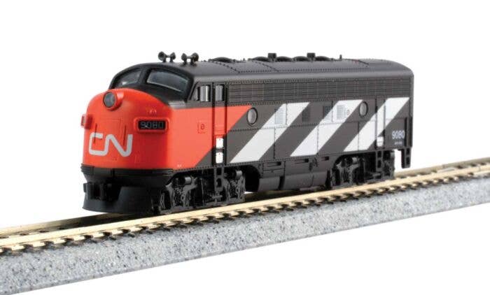Kato - EMD F7 A-B Set - LokSound and DCC - Canadian National 9080