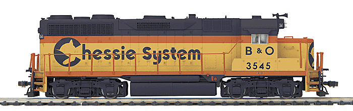 MTH - EMD GP35 - Standard DC - Chessie System/B&O #3545 (yellow ...