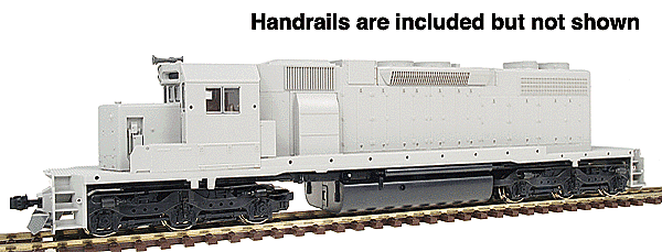 Kato - EMD SD38-2 - Standard DC - Undecorated - 381-376490