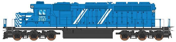 Intermount - EMD SD40-2 w/DCC - First Union Rail Leasing CEFX