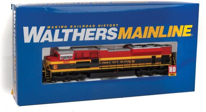 RATESCHI HO機関車 633 赤/黄色 Walthers - EMD SD70ACe - Standard DC - Kansas City Southern de
