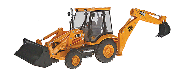 Motorart European Construction Equipment JCB Backhoe Loader