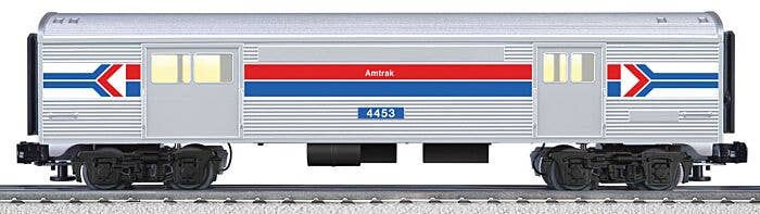 Lionel Fluted-Side Baggage Car 3-Rail Ready to Run Amtrak
