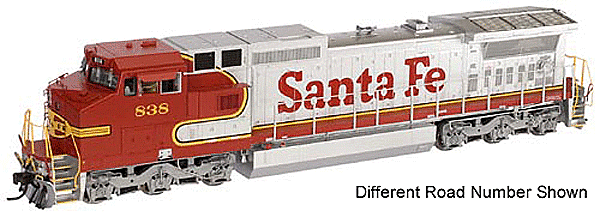 Atlas GE Dash 8-40CW Standard DC Master(R) Santa Fe #880
