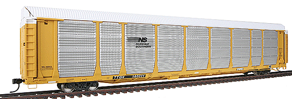 Walthers - Gold Line(TM) Bi-Level Auto Carrier Assembled - Norfolk ...