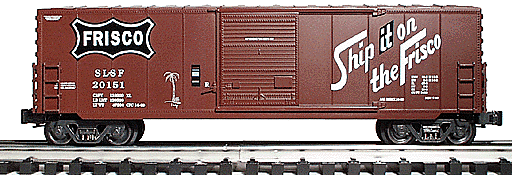 K-Line - Gold Line(tm) Boxcar - Frisco Herby #20151 (Tuscan Red, white ...