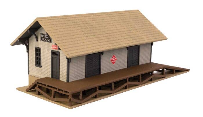 Walthers - Golden Valley Freight House - Kit - 4 x 2-1/8 x 2