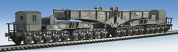 Wagon transport spéciaux Man Uaai 687.9 HO KIBRI 16500 diorama neuf