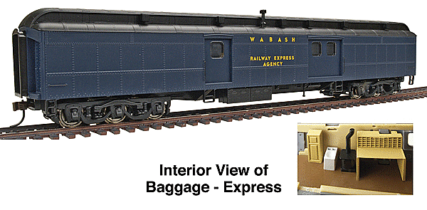 Kato Walthers Athearn 機関車、客車貨物HOゲージジャンク品 Walthers - Heavyweight ACF 70' Baggage-Express - Ready to Run