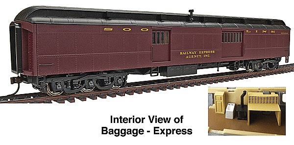 Walthers - Heavyweight ACF 70' Baggage-Express - Ready to Run - Soo ...