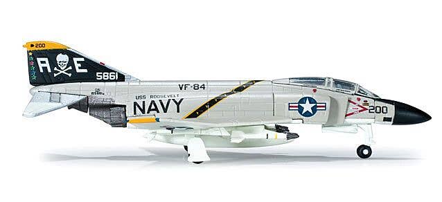 Herpa - Herpa Wings McDonnell Douglas F-4J Phantom 2 Fighter Jet