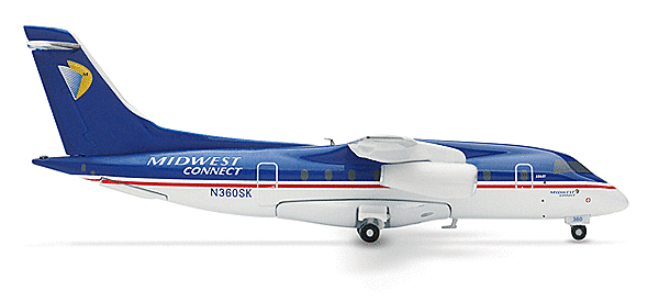 ブリティッシュ　Dornier Do 328 JET herpa 1/500 ブリティッシュ Dornier Do 328 JET herpa 1/500 - メルカリ