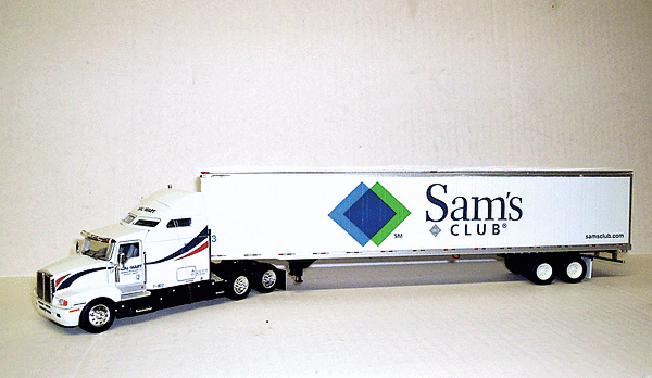 TnS - Kenworth T600 Sleeper w/53' Dry Van - Wal-Mart Tractor, Sam's ...
