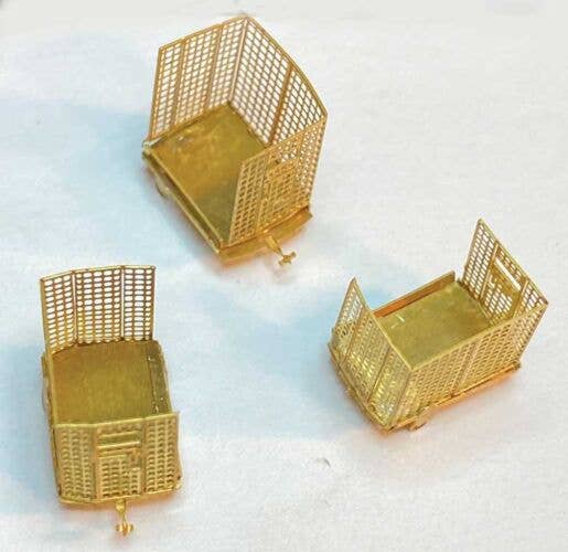 N Scl Arch Kiln Cart Train Cast and Etched Metal Kit Critter