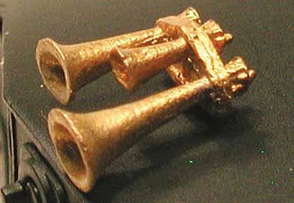 Cal Scale - Leslie RS3L 3-Chime Air Horn - Lost Wax Brass Casting