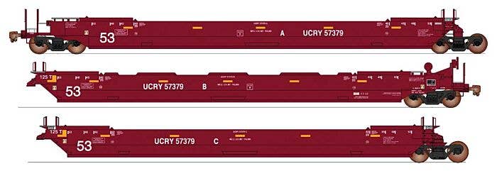 Intermount Maxi IV Stack 3 Car Articulated Set Ready to Run Utah