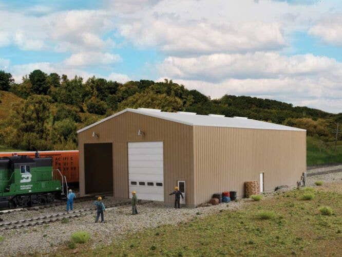 Walthers Modern DoubleTrack Engine House Kit 11 x 7 x 41/4" 27.