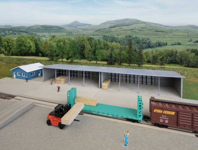 Walthers Modern Lumber Transload Kit 9333854