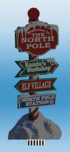 north pole poster