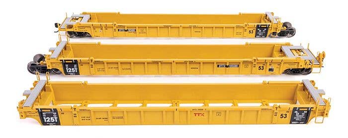 Walthers - NSC Articulated 3-Unit 53' Well Car - Ready to Run