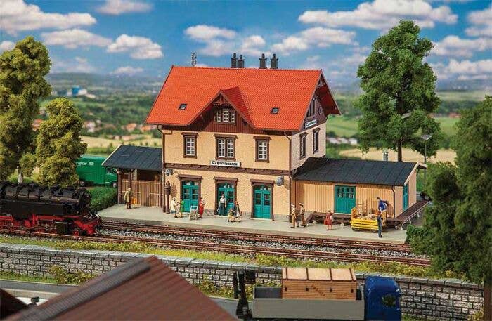 Modello Trenino Plastico Fuoco Da Campo In Scala HO (1:87) – Modellino 3D Per Plastico Ferroviario O Diorama Scenografia Plastico Campeggio - Foto 5