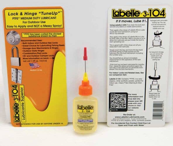 Labelle Outdoor Lock and Hinge Lube 1/2oz 14.9ml 4303104