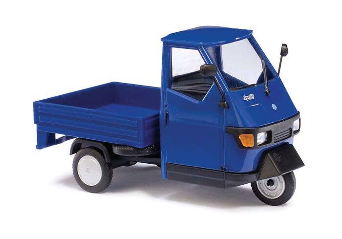 Busch - Piaggio Ape 50 Pickup Truck - Assembled - Blue - 189-60002