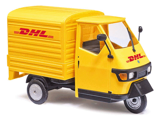 Busch Piaggio Ape 50 Pickup Truck w/Bed Cover Assembled DHL