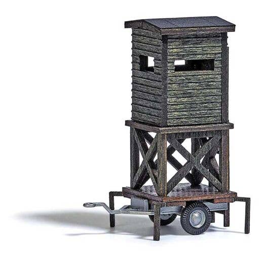 Busch Portable Deer Stand/Hunting Blind on Trailer LaserCut Wood