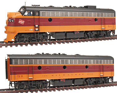 Walthers - PROTO 2000 Diesel EMD F7A-B Set Powered - Standard DC