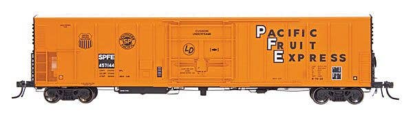 R-70-20 Mechanical Reefer w/Keystone Underframe & Early Roof - Ready to Run -- Southern Pacific Fruit Express SPFE (Restencil, orange, black Number Field)