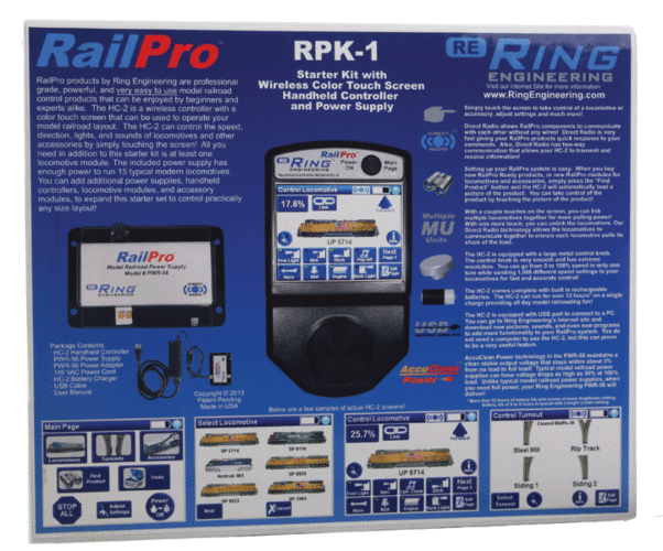 Ring Eng RailPro(TM) Starter Kit Includes 1 Each HC2 & 1 PWR56