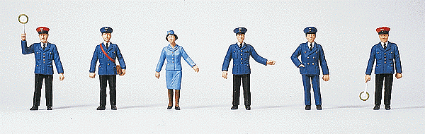 Railroad Personnel -- Set #1 pkg(6)