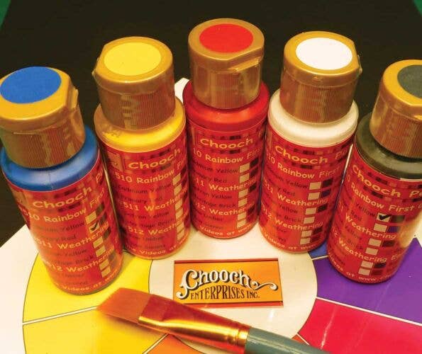Chooch Rainbow First Coat Acrylic Paint 5Color Set Each Color 2oz