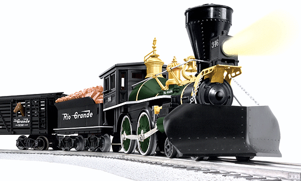 Lionel Rio Grande General Steam Freight Set Denver Rio