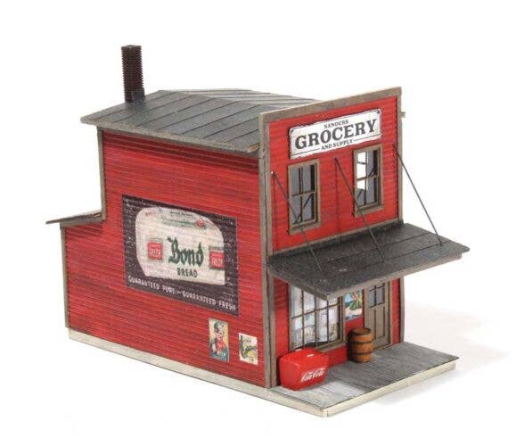 AMD Sanders Grocery and Supply LaserCut Wood Kit 21/2 x 43/4 x 33/8" 6.4 x 12.1 x 8