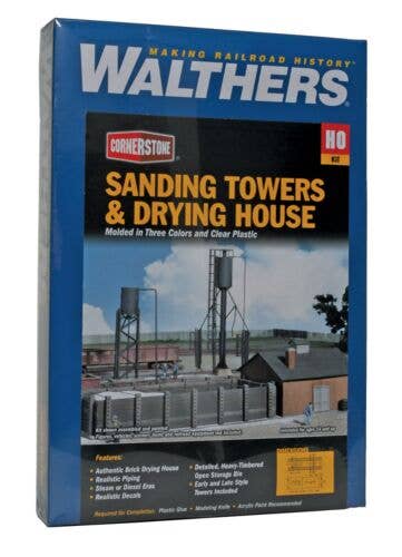 Walthers - Sanding Towers & Drying House - Kit - 933-3182