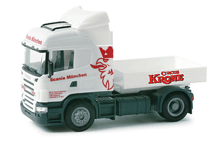 Miniature Scania R - Transporter - Échelle 1/87 - Occasion - Boîte D'origine