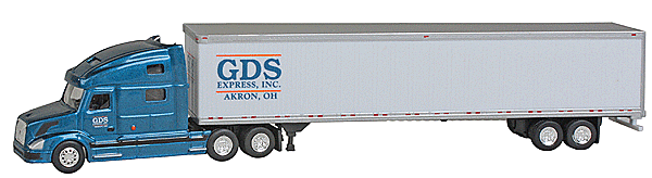 HLP - Semi Truck Volvo Sleeper Cab w/53' Dry Van Trailer