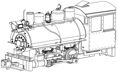 Bachmann - Spectrum Steam Powered Porter 0-4-0T Saddle Tank