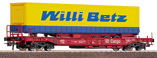 Wagon Kangourou Roco + Remorque Willy Betz – DB 47006 (n°1bis) – Occasion
