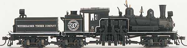 Bachmann - Steam 80-Ton Three-Truck Shay - Powered - Weyerhauser