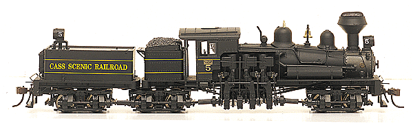 Bachmann - Steam 80-Ton Three-Truck Shay - Powered - Cass Scenic