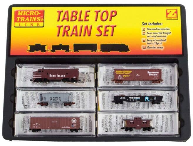 MicroTrain Table Top TrainOnly Set w/Track (No Power Pack) Rock